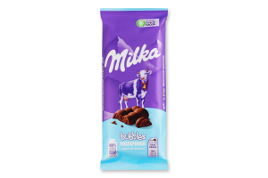 Шоколад молочний пористий Bubbles Milka м/у 80г
