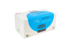 Рушники паперові листові 2-х шарові 200х220мм Snow Panda 120шт
