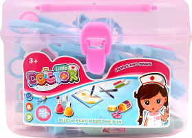 Набір іграшковий Лікар Стетоскоп+Шприц+Окуляри+Аксесуари у валізі Solar