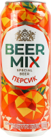 Пиво спеціальне 0.5л 2.5% пастеризоване Персик BeerMix з/б