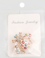 Брошка Комаха з камінцями 3*5см