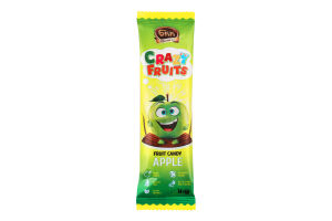 Цукерка фруктова Apple Crazy fruits Київ БКК м/у 14г