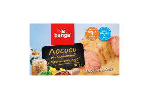 Лосось атлантичний у гірчичному соусі Banga к/у 120г