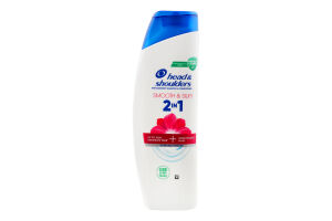 Шампунь та бальзам-ополіскувач проти лупи 2в1 Smooth&Silky Head&Shoulders 330мл