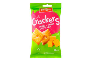 Крекер зі смаком сиру Чеддер The Crackers Yarych м/у 80г