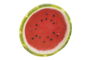 Smart Living Watermelon Cheer Plates 6 7/8 Inch - 8 CT