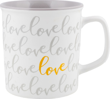 Чашка Сердечки 410мл кераміка