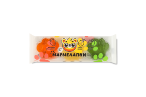 Мармелад желейний Полуниця-лимон-яблуко Мармелапки Jelly Paws м/у 120г