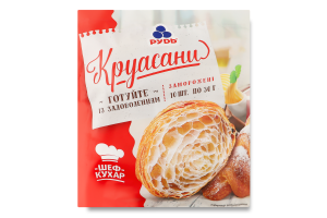 Круасани заморожені на вершковому маслі Шеф-кухарРудь м/у 10х30г