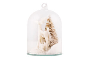 Прикраса ялинкова Казковий олень скло 985689