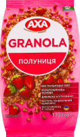 Гранола хрустящая Клубника Axa м/у 330г