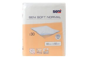 Пеленки гигиенические 60х60см Normal Soft Seni 30шт