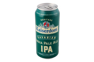 Пиво 440мл 5.1% светлое нефильтрованное неосветленное пастеризованное Bavarian Pale Ale IPA Kaiserdom ж/б