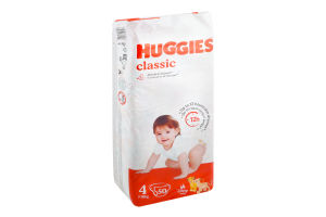 Подгузники детские 7-18кг Classic Huggies 50шт