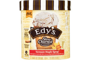 Edy's Slow Churned Light Ice Cream Vermont Maple Syrup