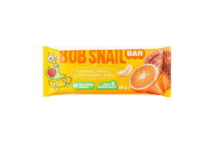 Батончик фруктово-горіховий Хурма-апельсин-кеш'ю-кріспи кіноа Bob Snail м/у 35г