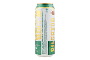 Пиво 0.5л 4.9% Pilsener Pilsator з/б