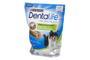 Purina Dentalife Daily Oral Care Dog Treats Small/Medium - 25 CT