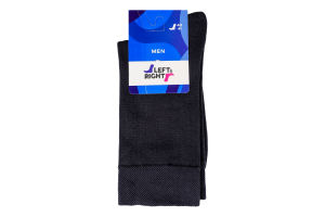 Шкарпетки чоловічі Left&Right №210 00 40-41 темно-сірий
