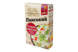 Рис круглый шлифованный Камолино Хуторок Панський э/с к/у 4х100г