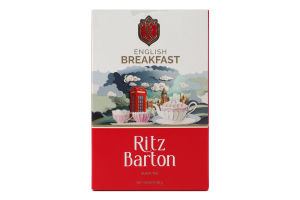 Чай чорний байховий Англійський сніданок Ritz Barton к/у 90г