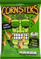 Снеки кукурузные Cметана и зелень Cornsters Pikolo м/у 100г