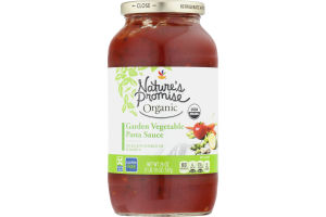 Nature's Promise Organic Pasta Sauce Garden Vegetable