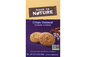 Back To Nature Crispy Oatmeal Granola Cookies