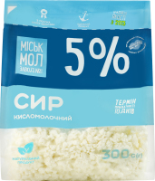Сир кисломолочний 5% Міськмолзавод №1 м/у 300г