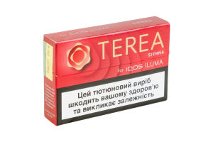 Изделие табакосодержащее для электрического нагревания с фильтром Terea Sienna 20шт
