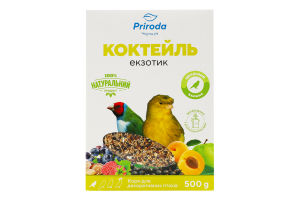 Корм д/декоративних птахів Коктейль Екзотик 500г Природа