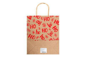 Пакет подарунковий новорічний 31*25*12см KYYW211