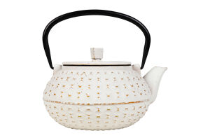 Чайник-заварник Eat&Drink чавун білий 1л