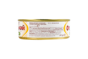 Паштет з м'ясом качки стерилізований Фермерський з/б 240г