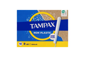 Тампони гігієнічні з аплікатором Regular Tampax 18шт