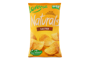 Чипсы картофельные с морской солью Salted Naturals Lorenz м/у 100г