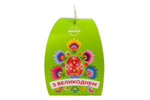 Кекс Паска з родзинками 300г коробка Agrola