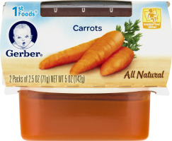 Gerber All Natural 1st Foods Carrots - 2 PK