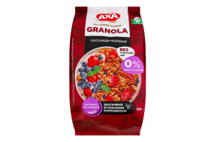 Гранола с подсластителем без добавления сахара Клубника-черника Axa м/у 300г
