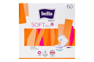 Прокладки ежедневные гигиенические Normal Soft deo Panty Bella 60шт