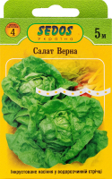 Насіння Салат Верна дражоване на стрічці 5м 2г Седос