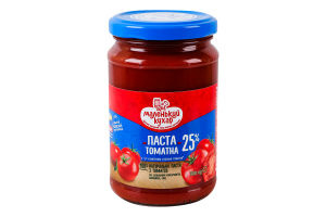 Паста томатная 25% пастеризованная Маленький кухар в/с с/б 300г
