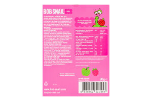 Конфеты фруктово-ягодные натуральные Яблоко-малина Roll Bob Snail к/у 60г
