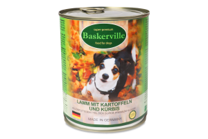 Корм д/собак Baskerville баранина-картофель-тыква