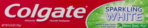 Colgate Baking Soda Sparkling White Fluoride Toothpaste Mint Zing
