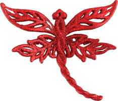 Подвеска Стрекоза Блеск пластик 10х13 701-3