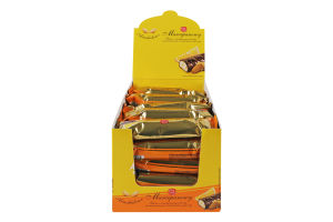 Батончик з арахісово-марципанової маси з цукатами апельсинової цедри в молочному шоколаді Wolnosc м/у 50г