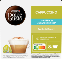 Напиток кофейный в капсулах Skinny&Unsweetened Cappuccino Dolce Gusto Nescafe к/у 161.6г