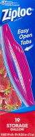 Ziploc Double Zipper Storage Gallon Bags - 19 CT