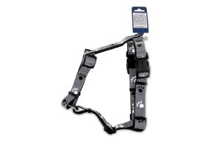 Шлея д/собак Сейф Лайф Сільвер нейлон з лапками світловідбиваюча 25мм 50-75см Тріксі